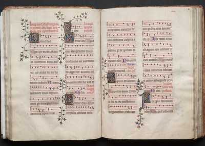 Gotha Missal: Fol. 58r, Metin, c. 1375. by Master of the Boqueteaux