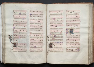 Gotha Missal: Fol. 62r, Metin, c. 1375. by Master of the Boqueteaux