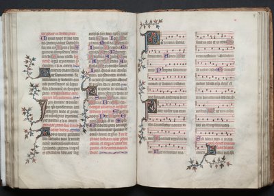 Gotha Missal: Fol. 67r, Metin, c. 1375. by Master of the Boqueteaux
