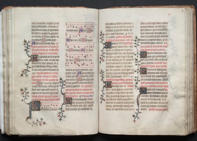 Gotha Missal: Fol. 67v, Metin, c. 1375. by Master of the Boqueteaux