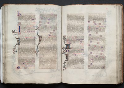 Gotha Missal: Fol. 70r, Metin, c. 1375. by Master of the Boqueteaux