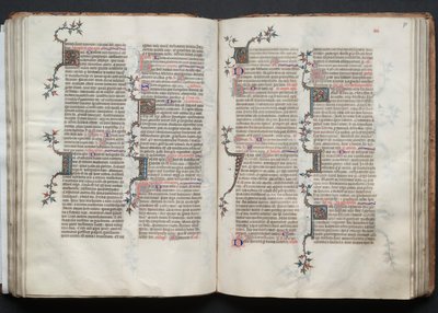 Gotha Missal: Fol. 75r, Metin, c. 1375. by Master of the Boqueteaux