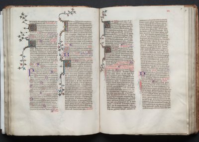 Gotha Missal: Fol. 78r, Metin, c. 1375. by Master of the Boqueteaux