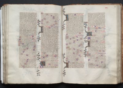 Gotha Missal: Fol. 80r, Metin, c. 1375. by Master of the Boqueteaux