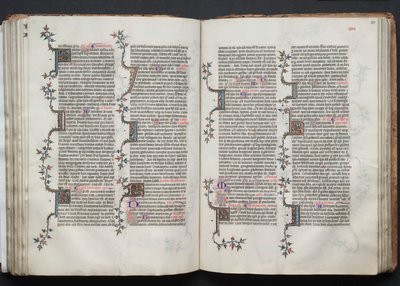 Gotha Missal: Fol. 84v, Metin, c. 1375. by Master of the Boqueteaux