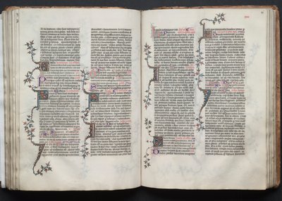 Gotha Missal: Fol. 85v, Metin, c. 1375. by Master of the Boqueteaux