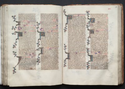 Gotha Missal: Fol. 90r, Metin, c. 1375. by Master of the Boqueteaux