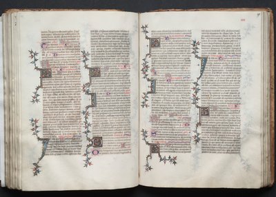 Gotha Missal: Fol. 90v, Metin, c. 1375. by Master of the Boqueteaux