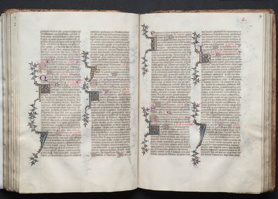 Gotha Missal: Fol. 92v, Metin, c. 1375. by Master of the Boqueteaux