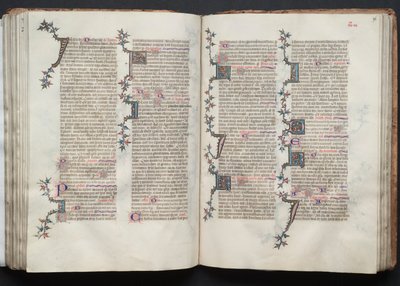 Gotha Missal: Fol. 96r, Metin, c. 1375. by Master of the Boqueteaux