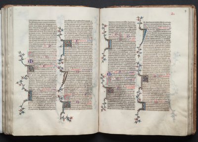 Gotha Missal: Fol. 97r, Metin, c. 1375. by Master of the Boqueteaux