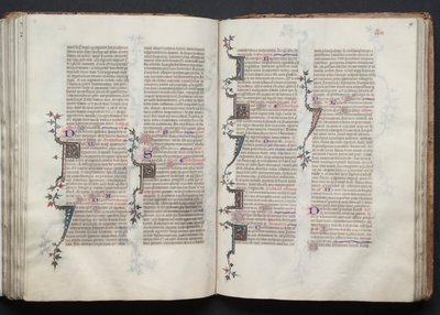 Gotha Missal: Fol. 98r, Metin, c. 1375. by Master of the Boqueteaux
