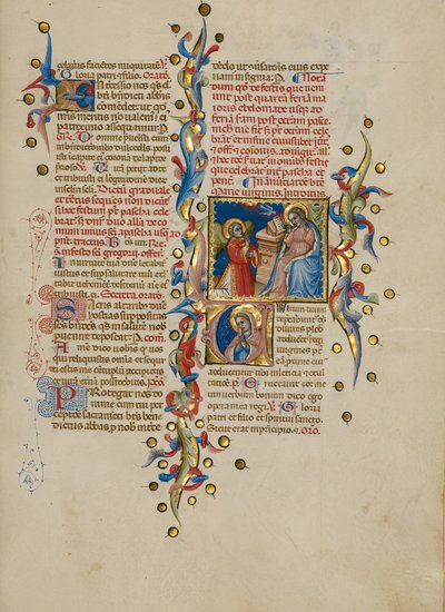 Müjde; Başlangıç V: Dua Eden Bakire by Master of the Brussels Initials