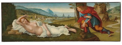 Cymon ve Iphigenia (panelde tempera) by Master of the Campana Cassoni