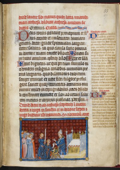 Pamuk Tiberius B. VIII f.57r Kral, 