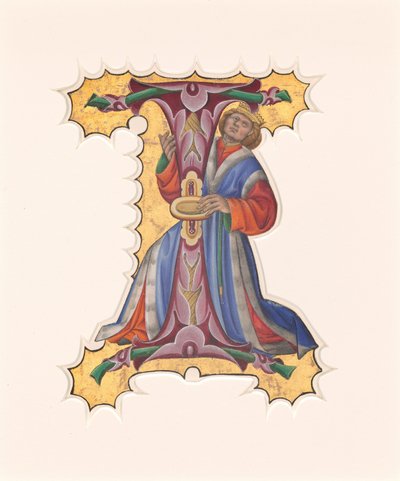 David ile ilk ben by Master of the Cypresses