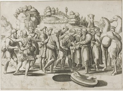 Kardeşleri Tarafından Satılan Yusuf by Master of the Die
