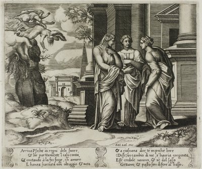 Psyche Talihsizliğini Kızkardeşlerine Anlatıyor by Master of the Die