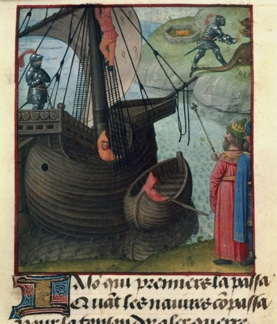 Jason ve 'Le Roman de la Rose'dan Argo by Master of the Dresden Prayer Books