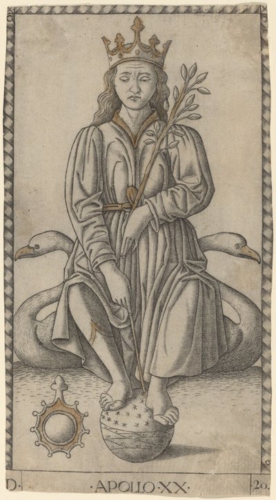 Apollon by Master of the E Series Tarocchi