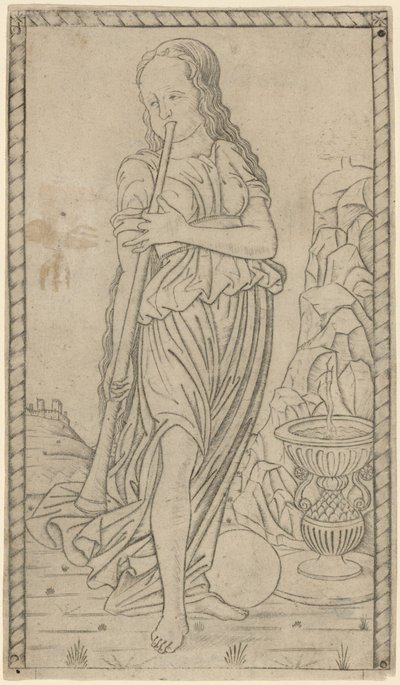 Kaliope (Kalliope) by Master of the E Series Tarocchi
