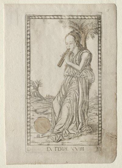 Euterpe müziği, Tarocchi D serisinden lirik şiir, 1467