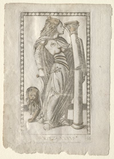 Forteza (Tarocchi, B serisinden: Kozmik İlkeler ve Erdemler, #36) by Master of the E Series Tarocchi