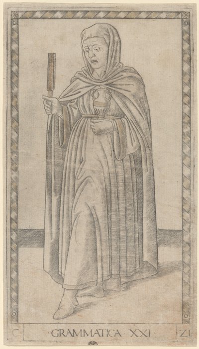 Dilbilgisi (Dilbilgisi) by Master of the E Series Tarocchi