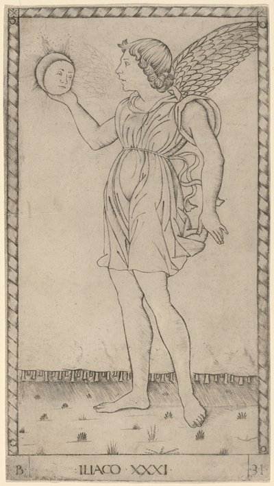 Iliaco (Güneş Dehası) by Master of the E Series Tarocchi