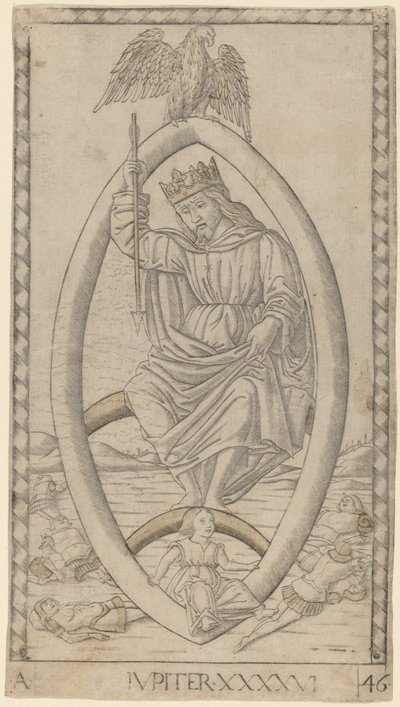 Jüpiter (Jüpiter) by Master of the E Series Tarocchi