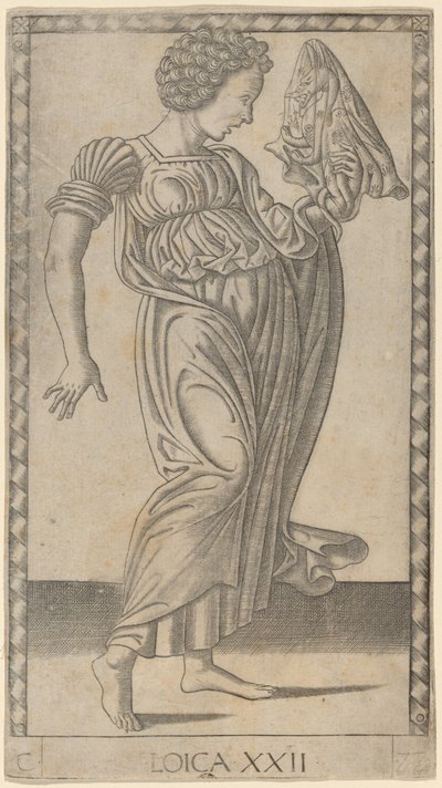 Loika (Mantık) by Master of the E Series Tarocchi