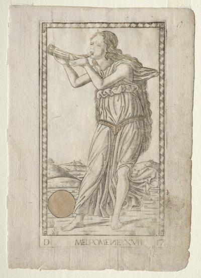 Melpomene (trajedi) (Tarocchi serisinden D: Apollo ve İlham Perileri, #17) by Master of the E Series Tarocchi
