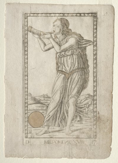 Tarocchi serisinden Melpomene trajedisi D: Apollo ve İlham Perileri, #17, 1467