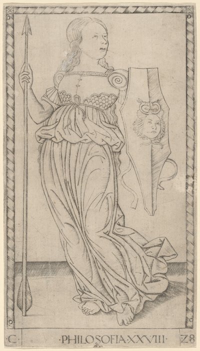 Felsefe (Felsefe) by Master of the E Series Tarocchi