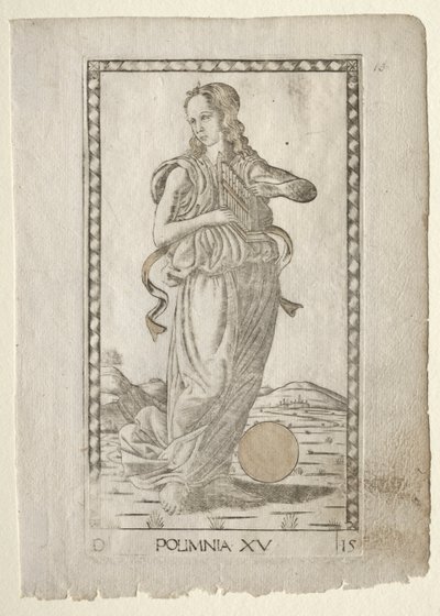 Polyhymnia (kahramanca ilahiler) (Tarocchi serisi D: Apollo ve İlham Perileri, #15