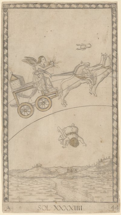 Güneş (Güneş) by Master of the E Series Tarocchi