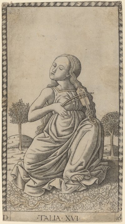 Talya (Talia) by Master of the E Series Tarocchi