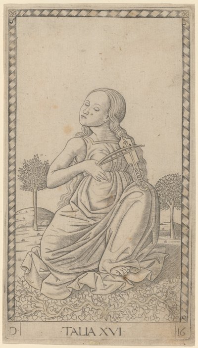 Talya (Talia) by Master of the E Series Tarocchi