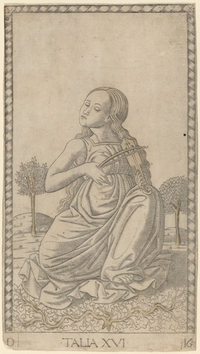 Talya (Talia) by Master of the E Series Tarocchi
