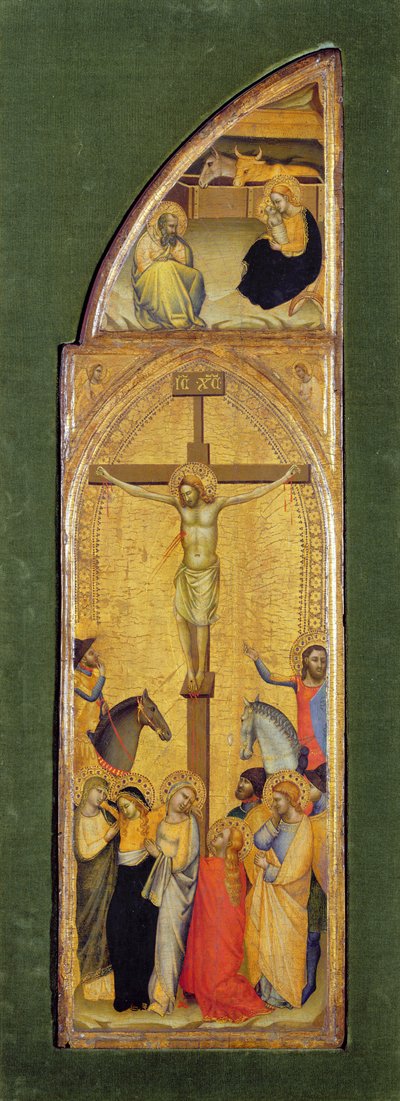 Çarmıha Gerilme (panel üzerine yağlıboya) by Master of the Fabriano Altarpiece (attr. to)