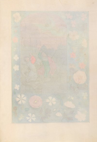 İspanya Kraliçesi Katolik Kraliçe Isabella'nın Saatleri: Fol. 131r, c. 1500. by Master of the First Prayerbook of Maximillian