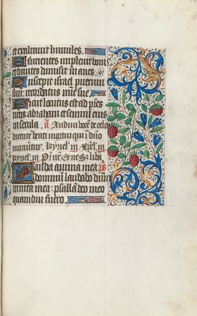 Rouen Kullanım Saatleri Kitabı: fol. 108r, c. 1470. by Master of the Geneva Latini
