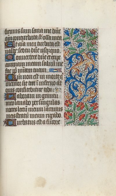 Rouen Kullanım Saatleri Kitabı: fol. 112r, c. 1470. by Master of the Geneva Latini