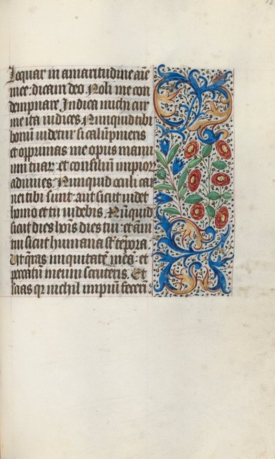 Rouen Kullanım Saatleri Kitabı: fol. 116r, c. 1470. by Master of the Geneva Latini