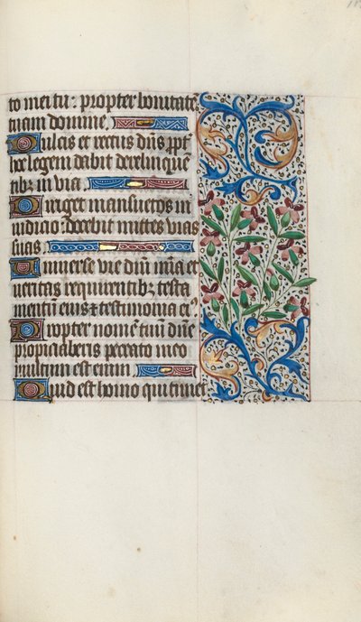 Rouen Kullanım Saatleri Kitabı: fol. 119r, c. 1470. by Master of the Geneva Latini