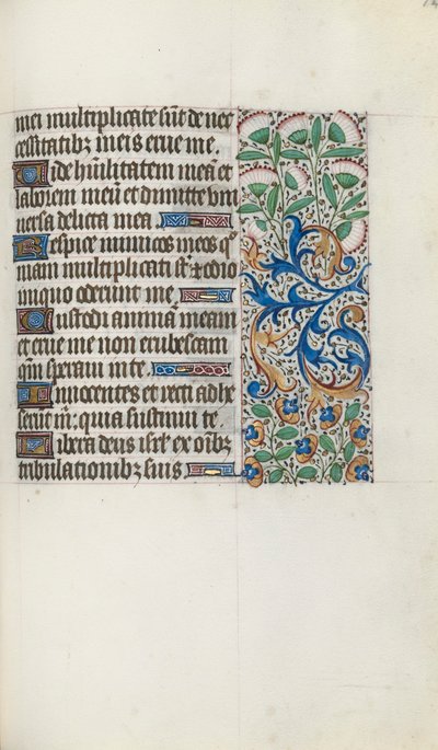 Rouen Kullanım Saatleri Kitabı: fol. 120r, c. 1470. by Master of the Geneva Latini