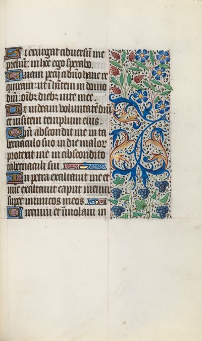 Rouen Kullanım Saatleri Kitabı: fol. 121r, c. 1470. by Master of the Geneva Latini