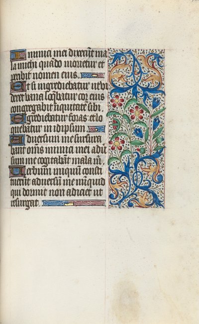 Rouen Kullanım Saatleri Kitabı: fol. 128r, c. 1470. by Master of the Geneva Latini