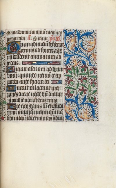 Rouen Kullanım Saatleri Kitabı: fol. 129r, c. 1470. by Master of the Geneva Latini