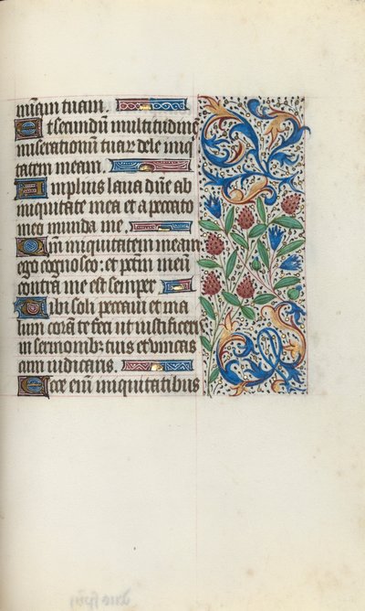 Rouen Kullanım Saatleri Kitabı: fol. 134r, c. 1470. by Master of the Geneva Latini